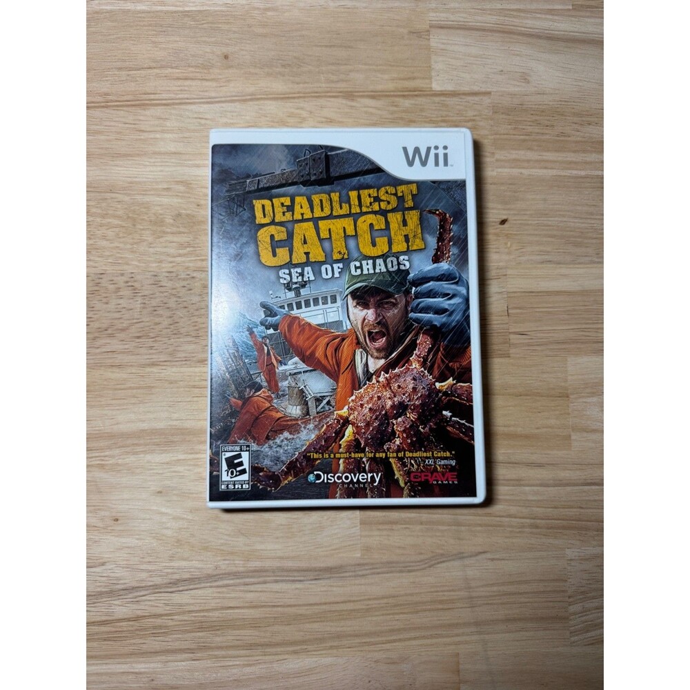 Deadliest Catch: Sea of Chaos (Nintendo Wii, 2010) - COMPLETE